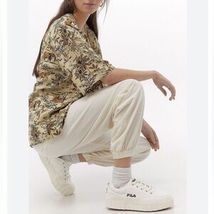 Fila Sandblast White Platform Sneakers Size 7.5